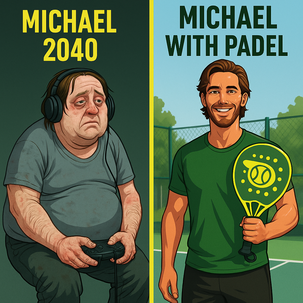 Michael 2040 vs. the Future Padel Player