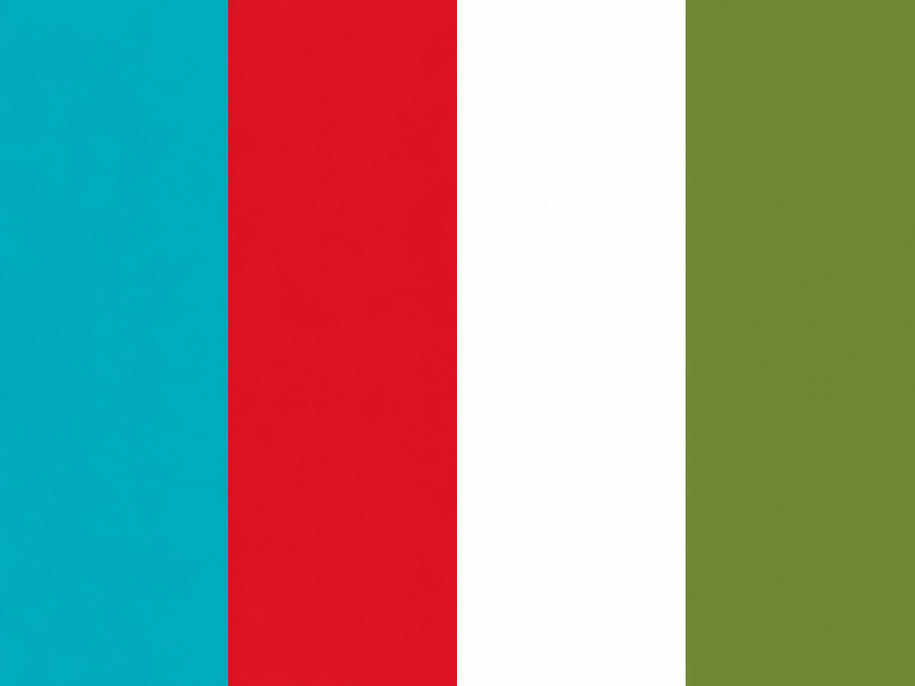 Cork Padel in turquoise, red, white and green