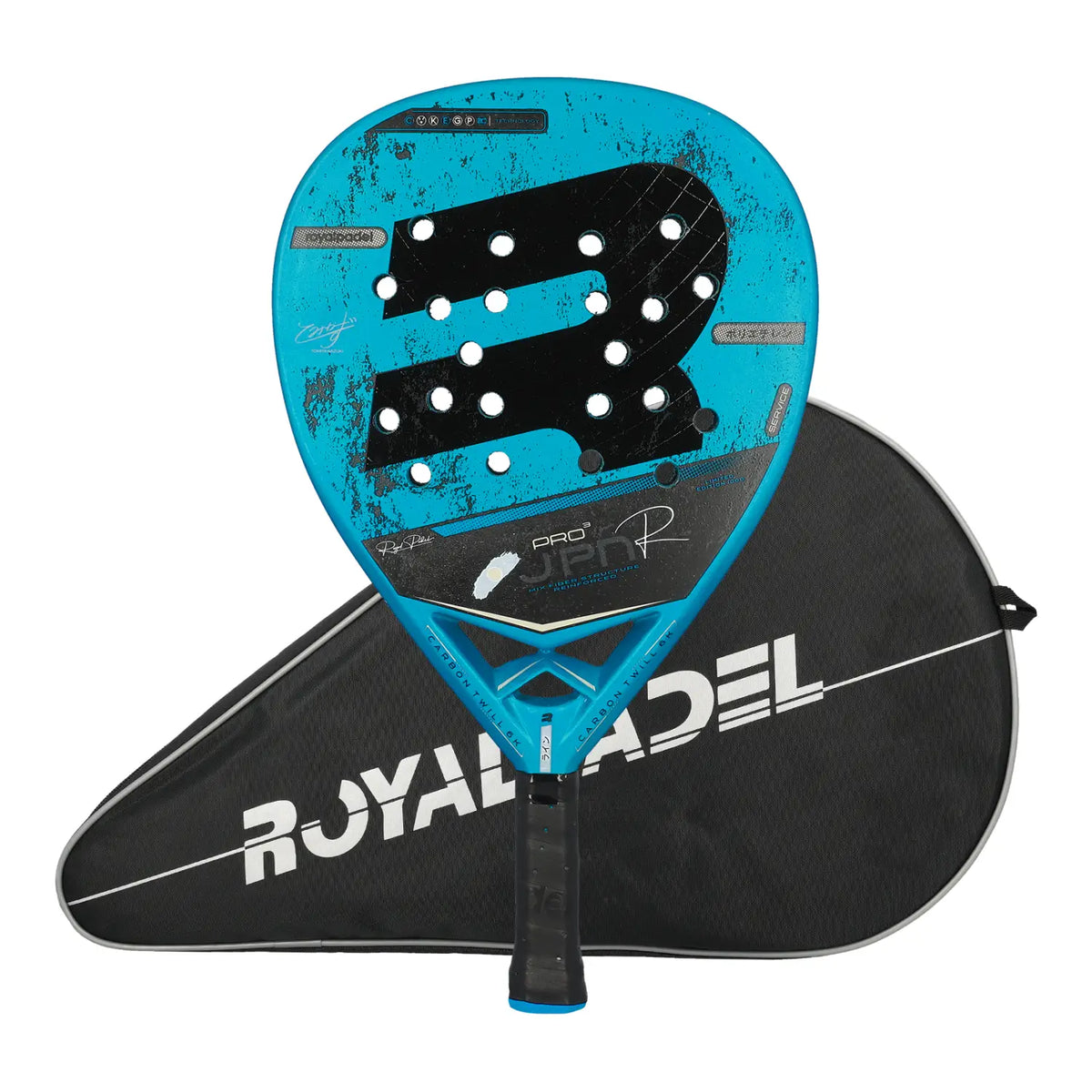 Royal padel racket with bag