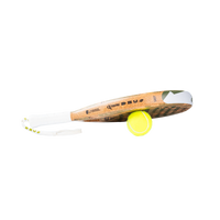 Paddle and ball with 'Extreme Padel' branding on a white background