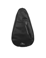 Black racket bag with Cork Sport logo on a light gray background