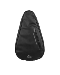 Black racket bag with Cork Sport logo on a light gray background